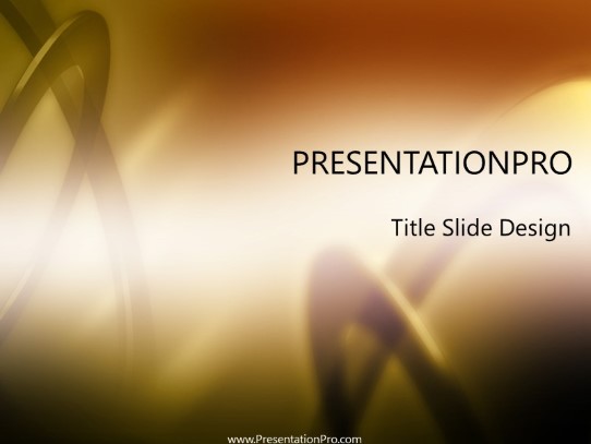Ringer Orange PowerPoint Template title slide design
