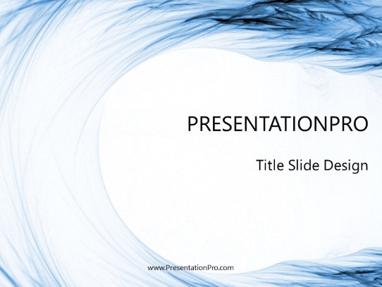 Silken PowerPoint Template title slide design