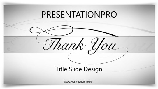 Thankyou 02 Gray Holiday PowerPoint template - PresentationPro