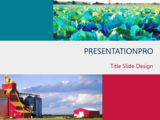 Cropped PowerPoint Template title slide design