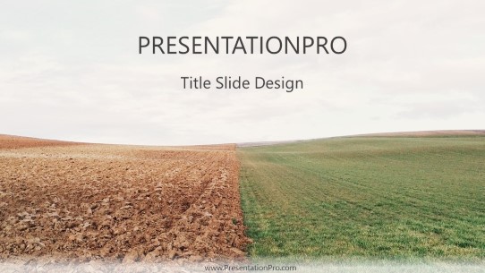 Dry Field 01 PowerPoint template - PresentationPro