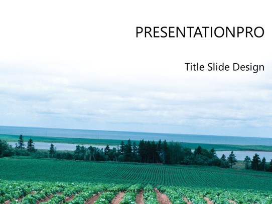 Potato Field PowerPoint template - PresentationPro
