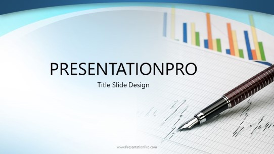 Business Analysis Widescreen PowerPoint Template title slide design