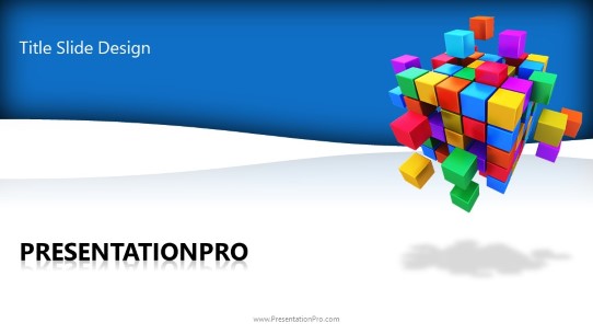 Greater Together Widescreen PowerPoint Template title slide design