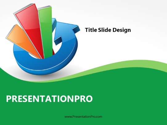 Growth Cycle Green PowerPoint Template title slide design
