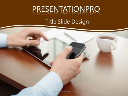 Modern Business PowerPoint Template title slide design