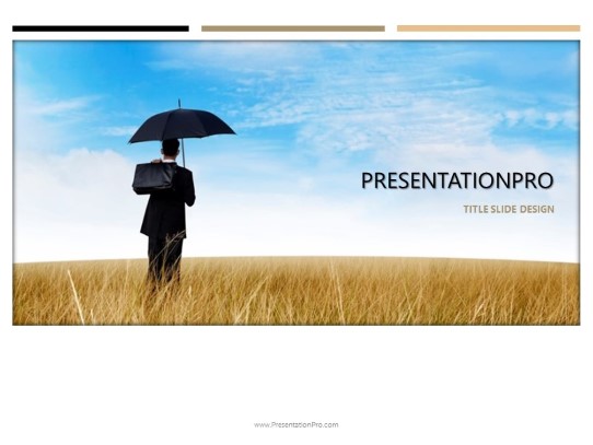 Outdoors Agent PowerPoint Template title slide design