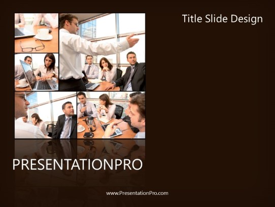 Brainstorming PowerPoint Template title slide design