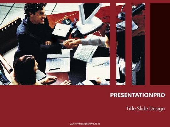 Meeting08 PowerPoint Template title slide design