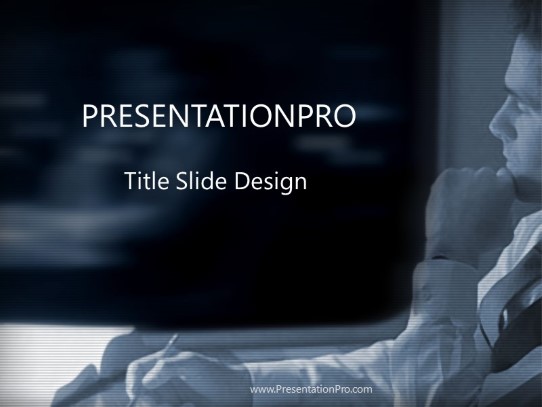 Newidea PowerPoint Template title slide design