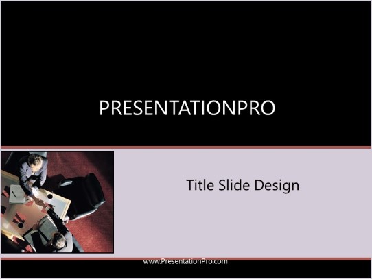Min05 PowerPoint Template title slide design