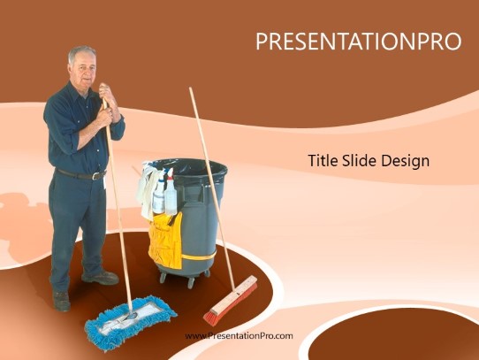 Schneider Orange PowerPoint Template title slide design