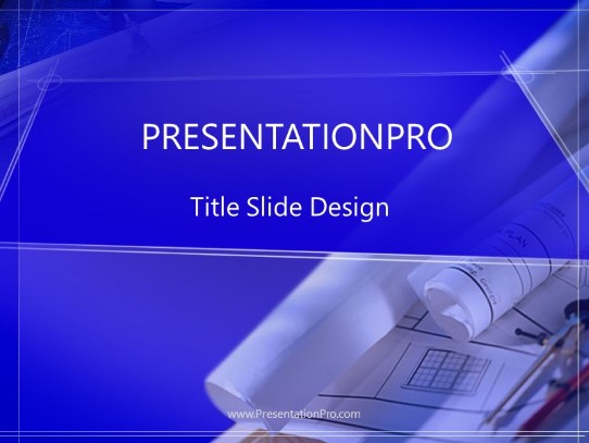Buildfutr PowerPoint Template title slide design