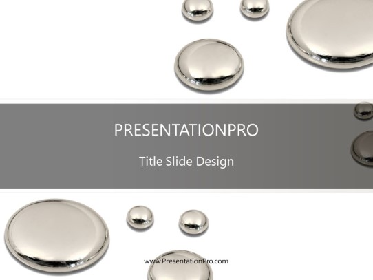 Mercury PowerPoint Template title slide design