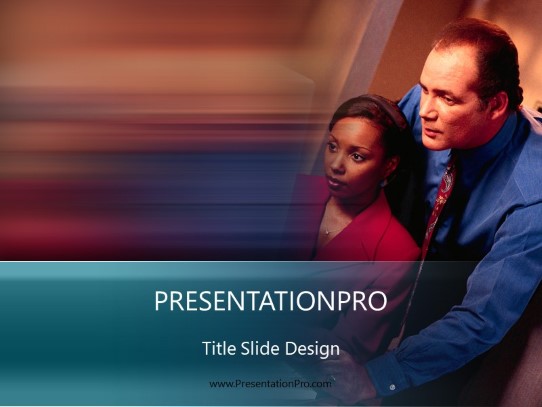 Show Me 02 Blue PowerPoint Template title slide design