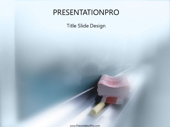 The Board PowerPoint Template title slide design
