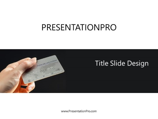 Charge It PowerPoint Template title slide design