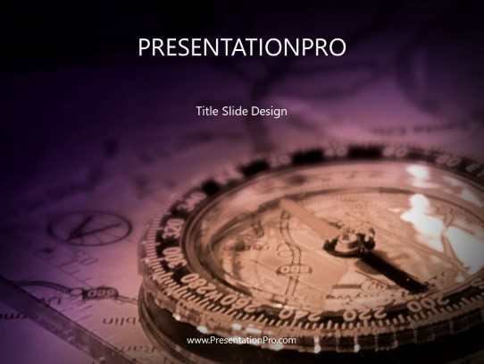Direction 2 PowerPoint Template title slide design