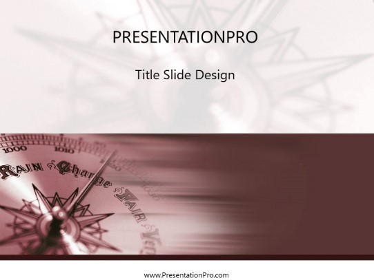 Searching Red PowerPoint Template title slide design