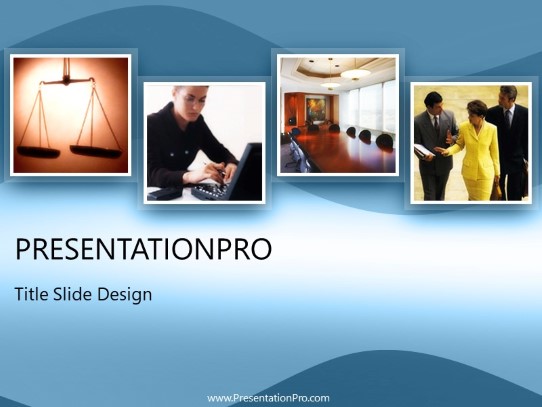Legal Commercial 05 PowerPoint Template title slide design