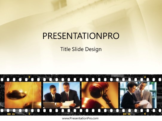 Legal Litigation 01 PowerPoint Template title slide design