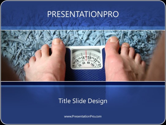 Balancing PowerPoint Template title slide design