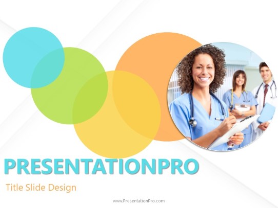 Bedside Manner PowerPoint Template title slide design