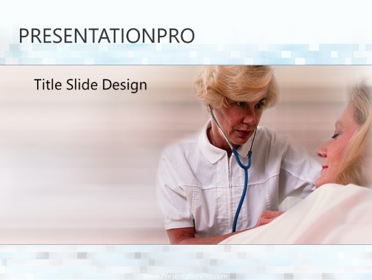 Examination PowerPoint Template title slide design