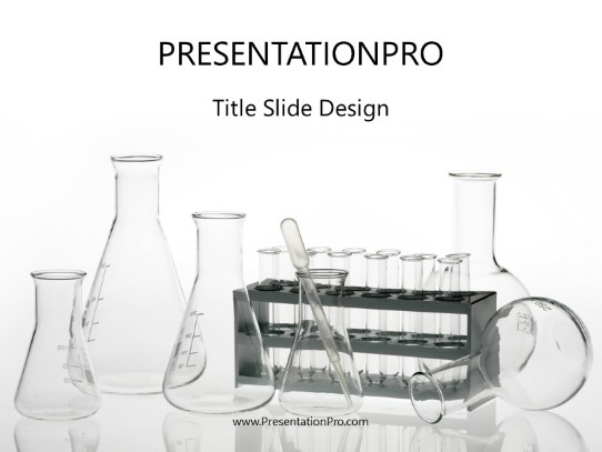 Laboratory Research PowerPoint Template title slide design