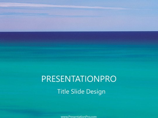 Nature14 PowerPoint Template title slide design