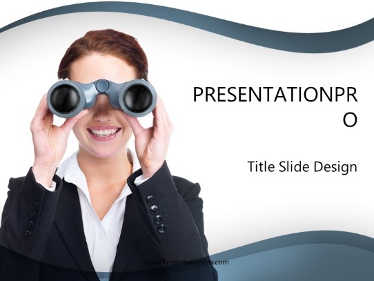 Future Vision PowerPoint Template title slide design