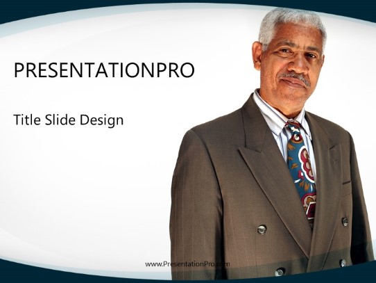 Peob Diverse Senior PowerPoint Template title slide design