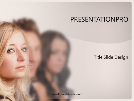 Identity Focus PowerPoint Template title slide design