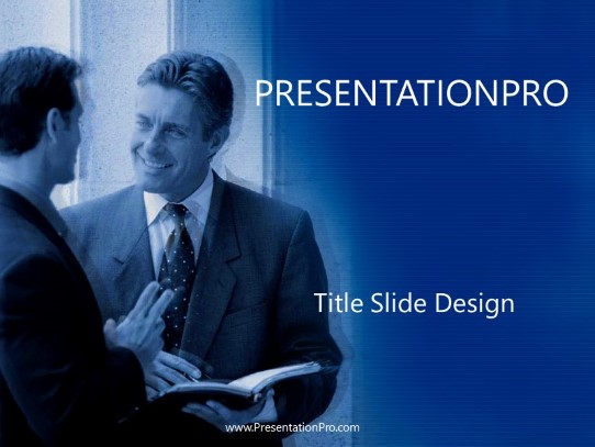 Officetalk PowerPoint Template title slide design