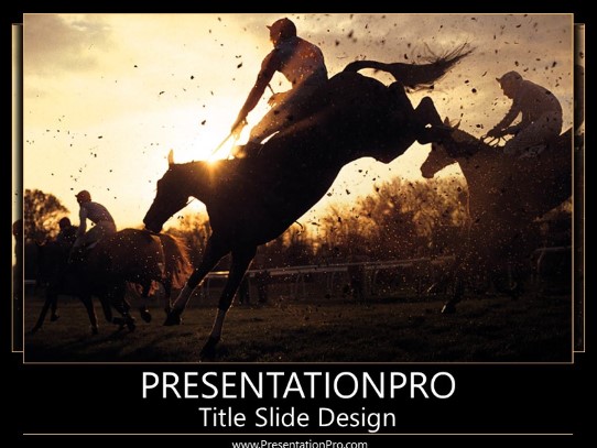 Polo PowerPoint Template title slide design