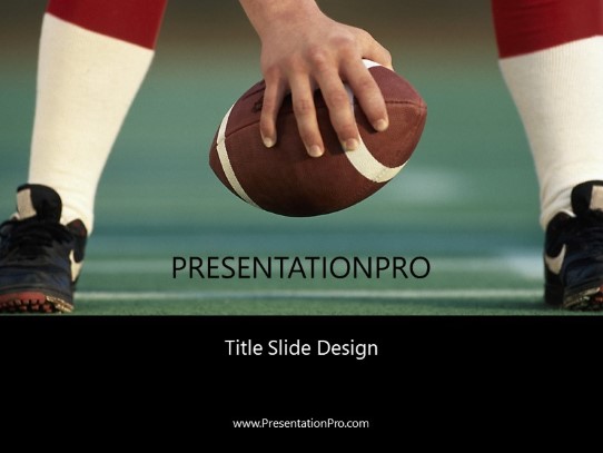 Ready Set PowerPoint Template title slide design