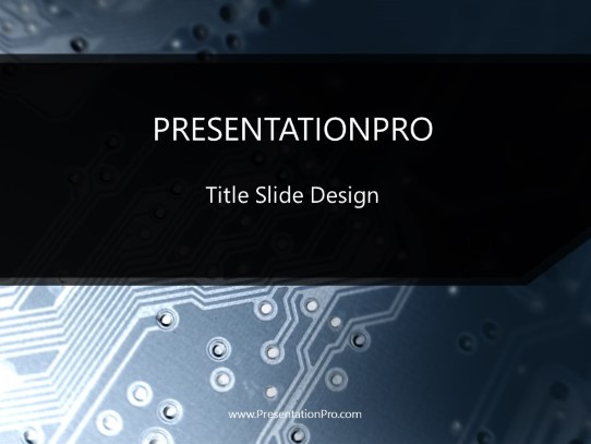 Circuit Exclusion PowerPoint Template title slide design