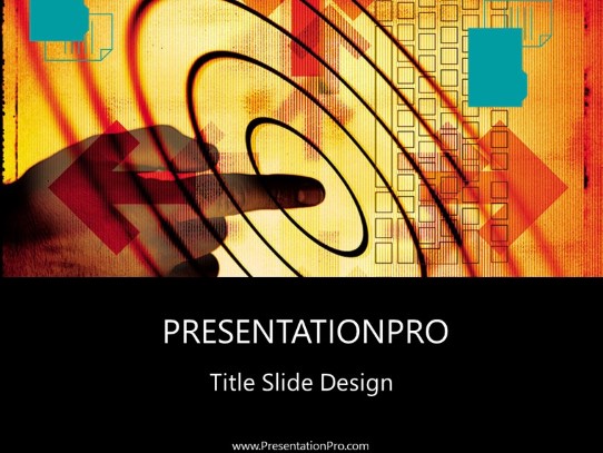 Hight08 PowerPoint Template title slide design
