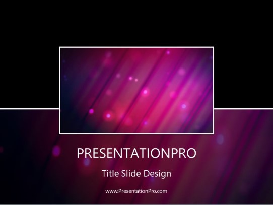 Abstract 0015 A PowerPoint Template title slide design