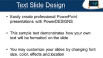 Animated Medical Widescreen PowerPoint Template text slide design