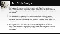 Animated Internet Browser Widescreen PowerPoint Template text slide design