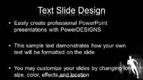Animated Raising The Pulse Widescreen PowerPoint Template text slide design