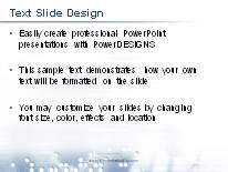 Animated Velocity Blue PowerPoint Template text slide design