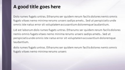 Waveform Flow Purple Widescreen PowerPoint Template text slide design