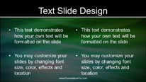 Green Abstract 0005 Widescreen PowerPoint Template text slide design
