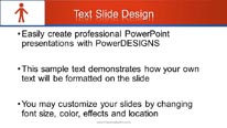 Close Inspection Widescreen PowerPoint Template text slide design