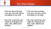 Close Inspection Widescreen PowerPoint Template text slide design