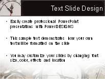 Animated Time Never Stops PowerPoint Template text slide design