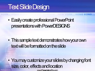Animated Innovation PowerPoint Template text slide design