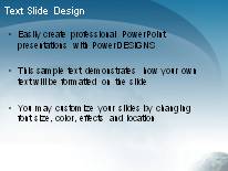 Animated Clouds PowerPoint Template text slide design